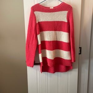 Chicos Striped Sweater